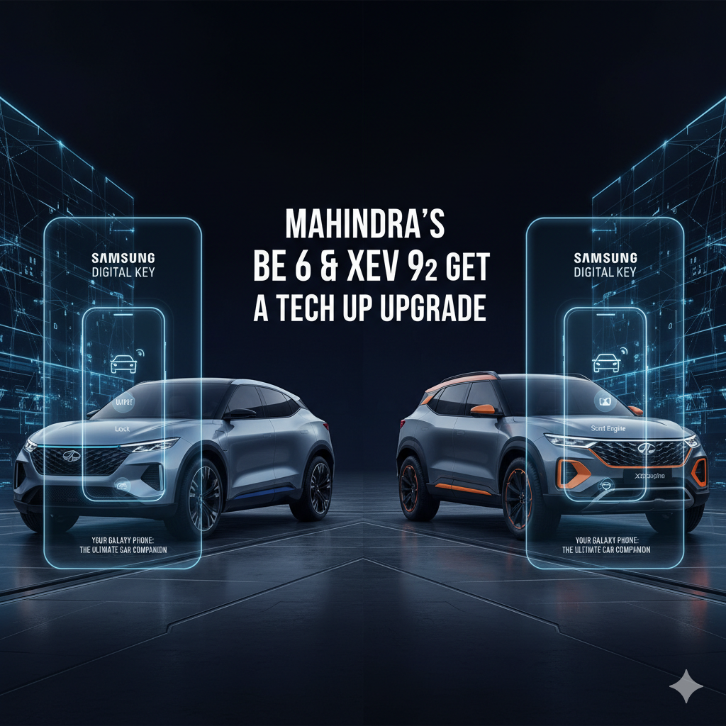 Mahindra's BE 6 and XEV 9e Get a Tech Upgrade: Samsung Digital Key Makes Your Galaxy Phone the Ultimate Car Companion gemini generated image 8i0vo58i0vo58i0v
