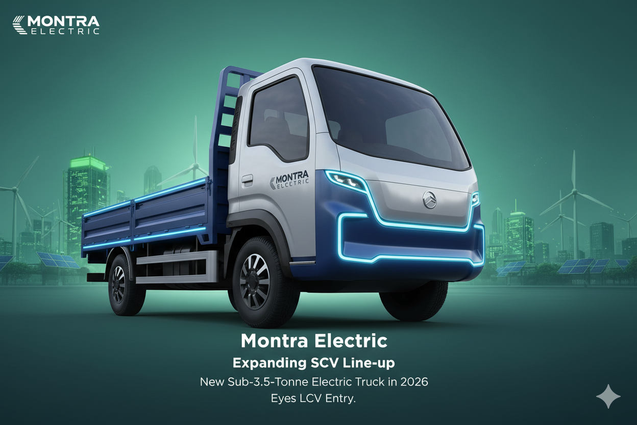 Montra Electric to Expand SCV Line-up with New Sub-3.5-Tonne Electric Truck in 2026, Eyes LCV Entry gemini generated image 79hyf179hyf179hy