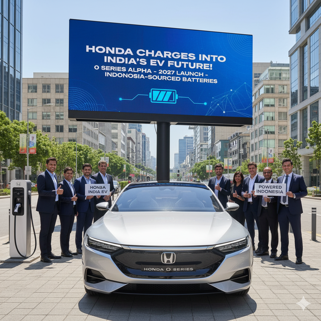 Honda Charges into India's EV Future: 0 Series Alpha Slated for 2027 Launch with Indonesia-Sourced Batteries gemini generated image ct2b17ct2b17ct2b