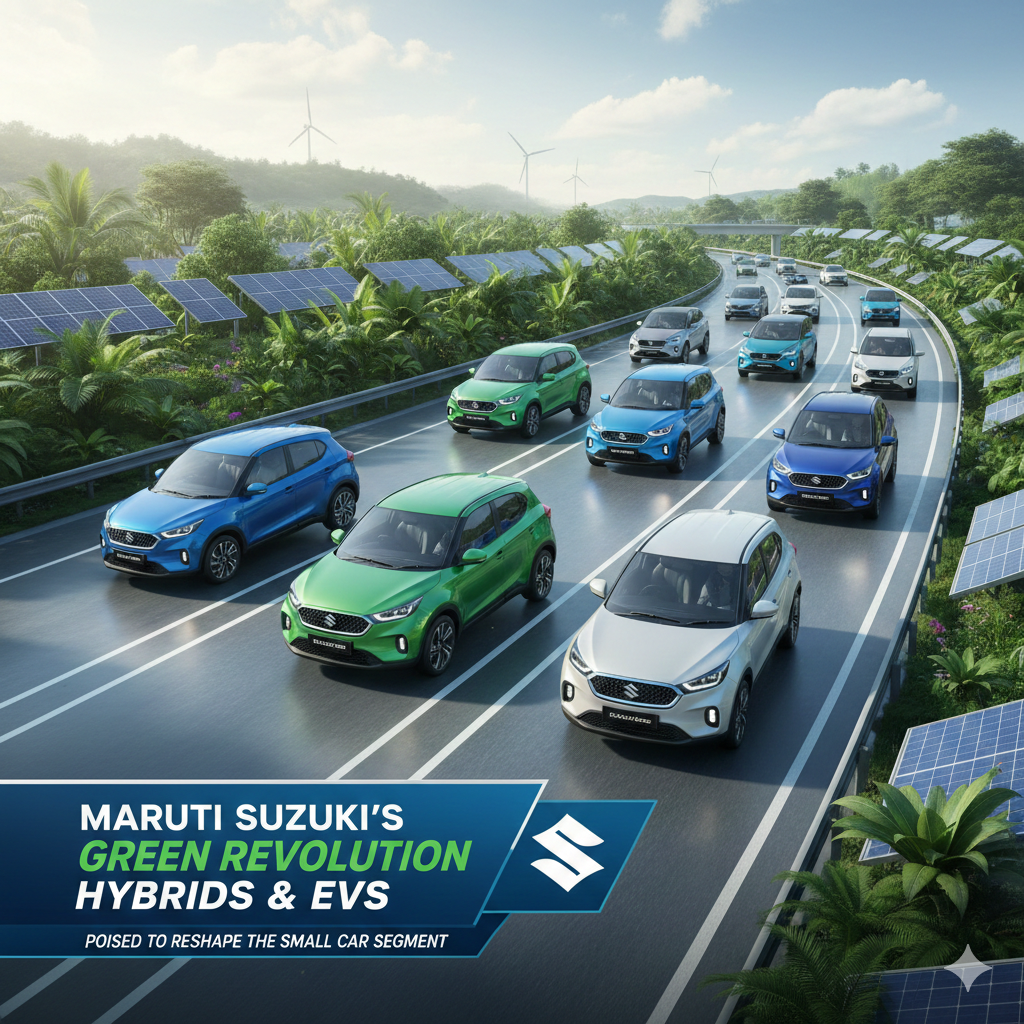 Maruti Suzuki's Green Revolution: Hybrids and EVs Poised to Reshape the Small Car Segment gemini generated image ffr66nffr66nffr6