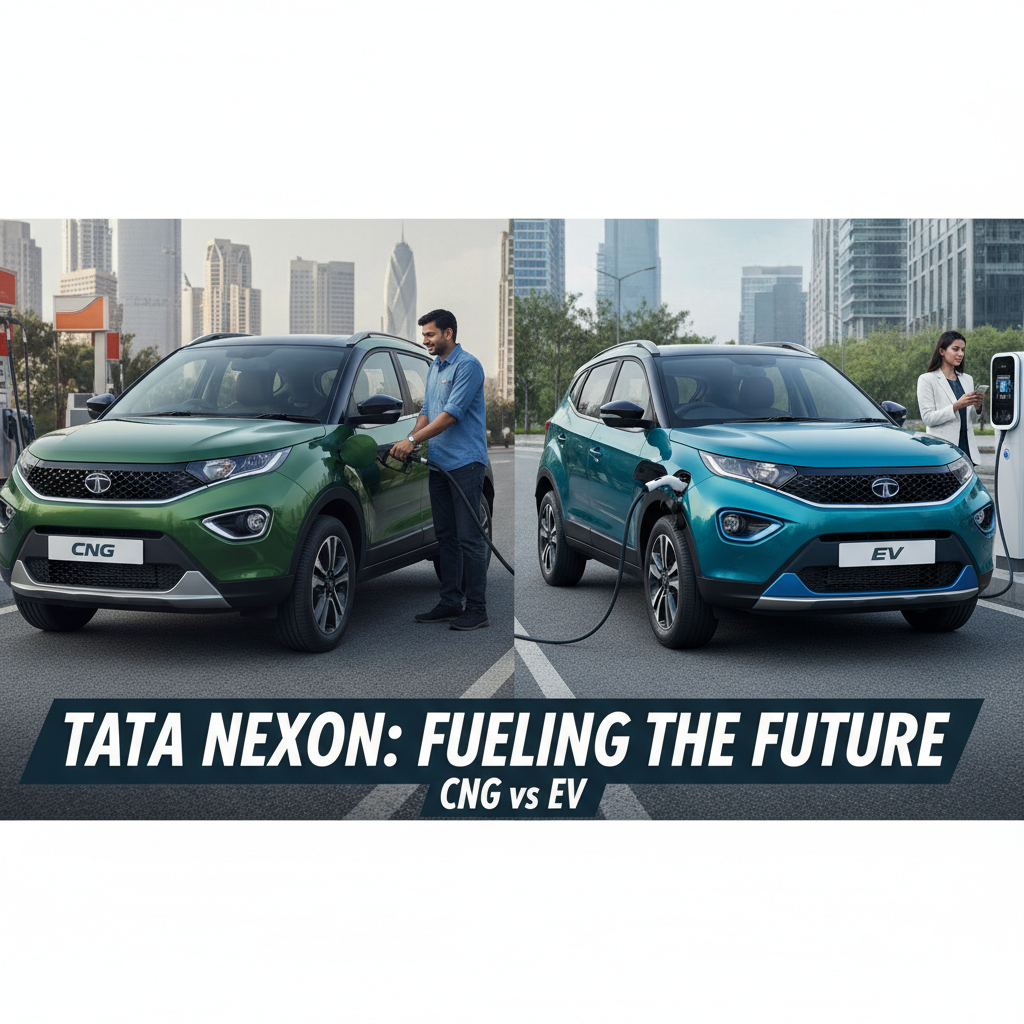 Tata Nexon CNG vs Tata Nexon EV: Which Green Ride Wins in 2025? gemini generated image wx2ac3wx2ac3wx2a
