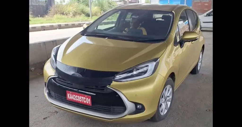 Toyota Aqua Hybrid Spotted in India: Testing Hybrid Tech or Just a Teaser? toyota aqua hybrid 39b413bc75