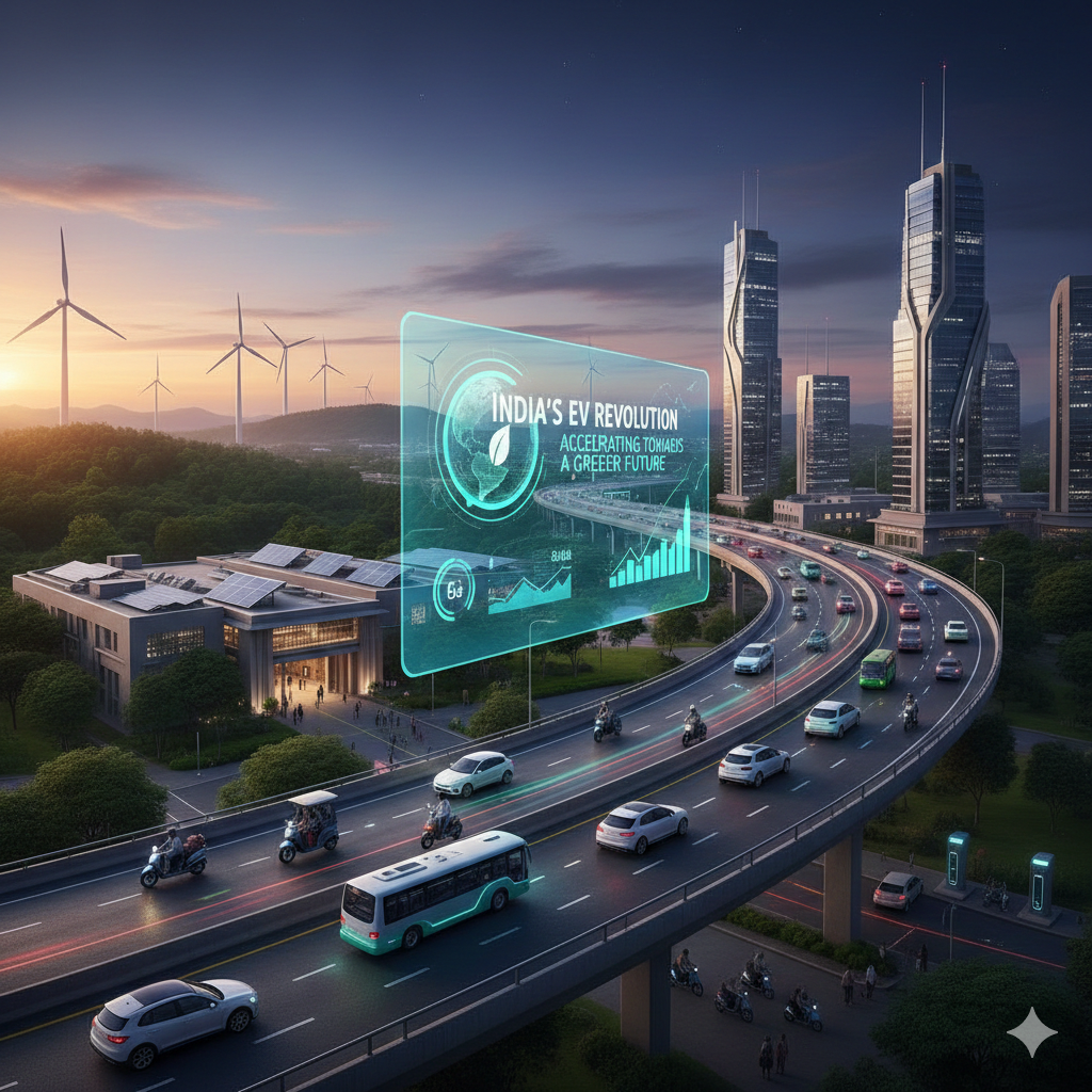 India's Electric Vehicle Revolution: Accelerating Towards a Greener Future ev revolution