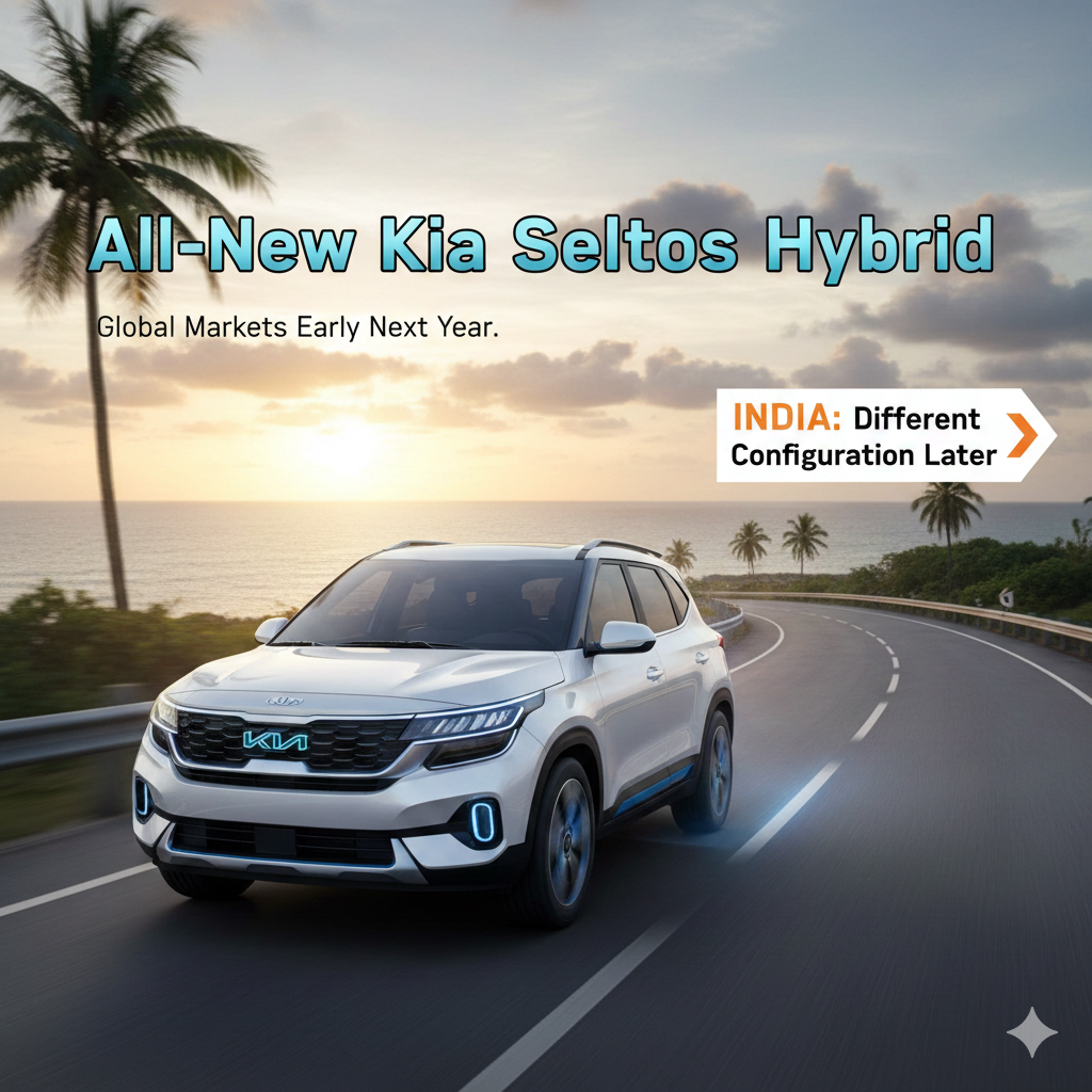 All-New Kia Seltos Hybrid Coming to Global Markets Early Next Year, But India to Get a Different Configuration Later kia seltos