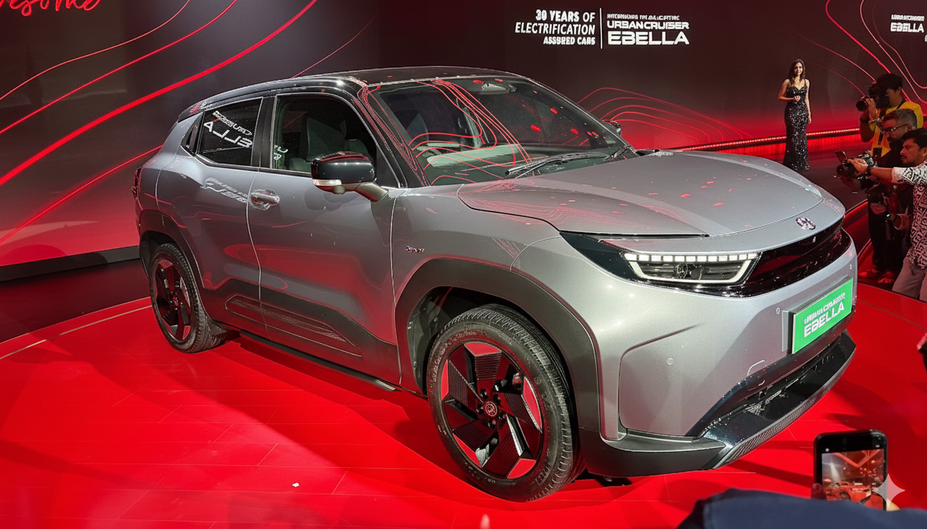 Toyota Urban Cruiser Ebella: Expected Price, Features and Battery Details Revealed toyoto urban cruiser ev