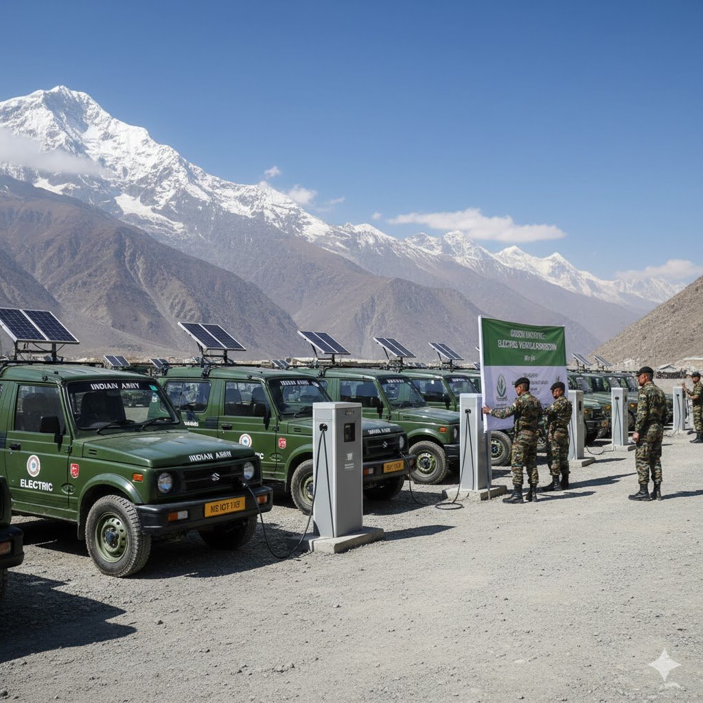 army elctric car converted