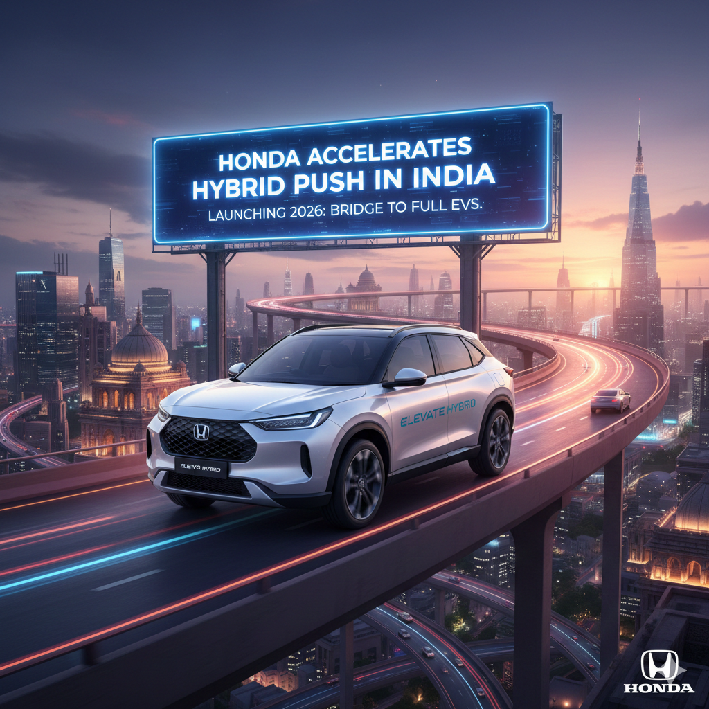 Honda Accelerates Hybrid Push in India: New Elevate Hybrid SUV to Launch in 2026 as Bridge to Full EVs honda hybrid