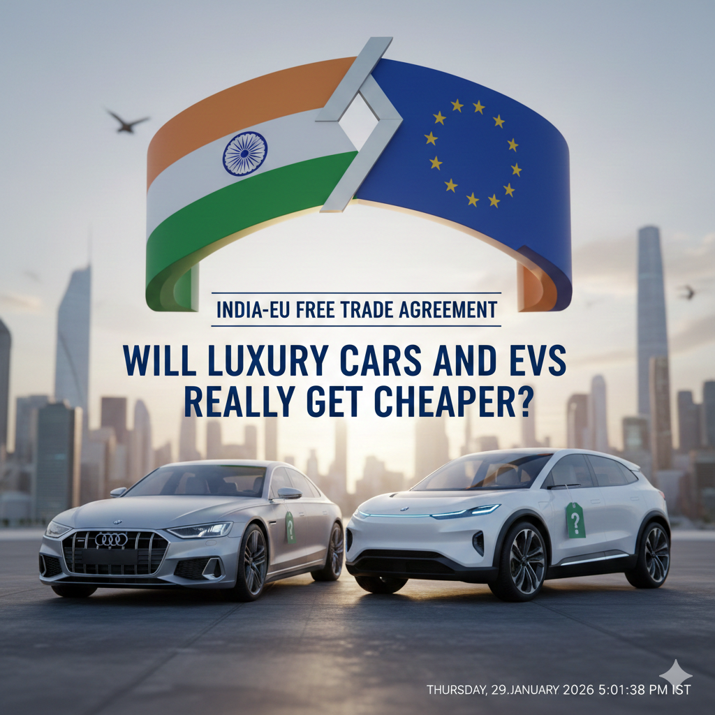India-EU Free Trade Agreement: Will Luxury Cars and EVs Really Get Cheaper? india eu free