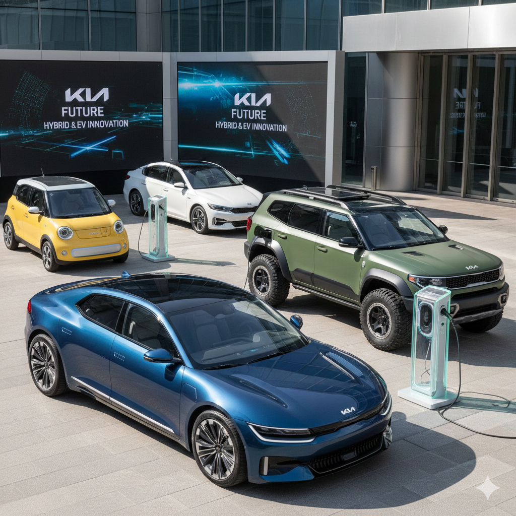 2026: Kia's Big Year in India – Three Major Launches Set to Shake Up the Market from EV to hybrid kia hybrid and ev