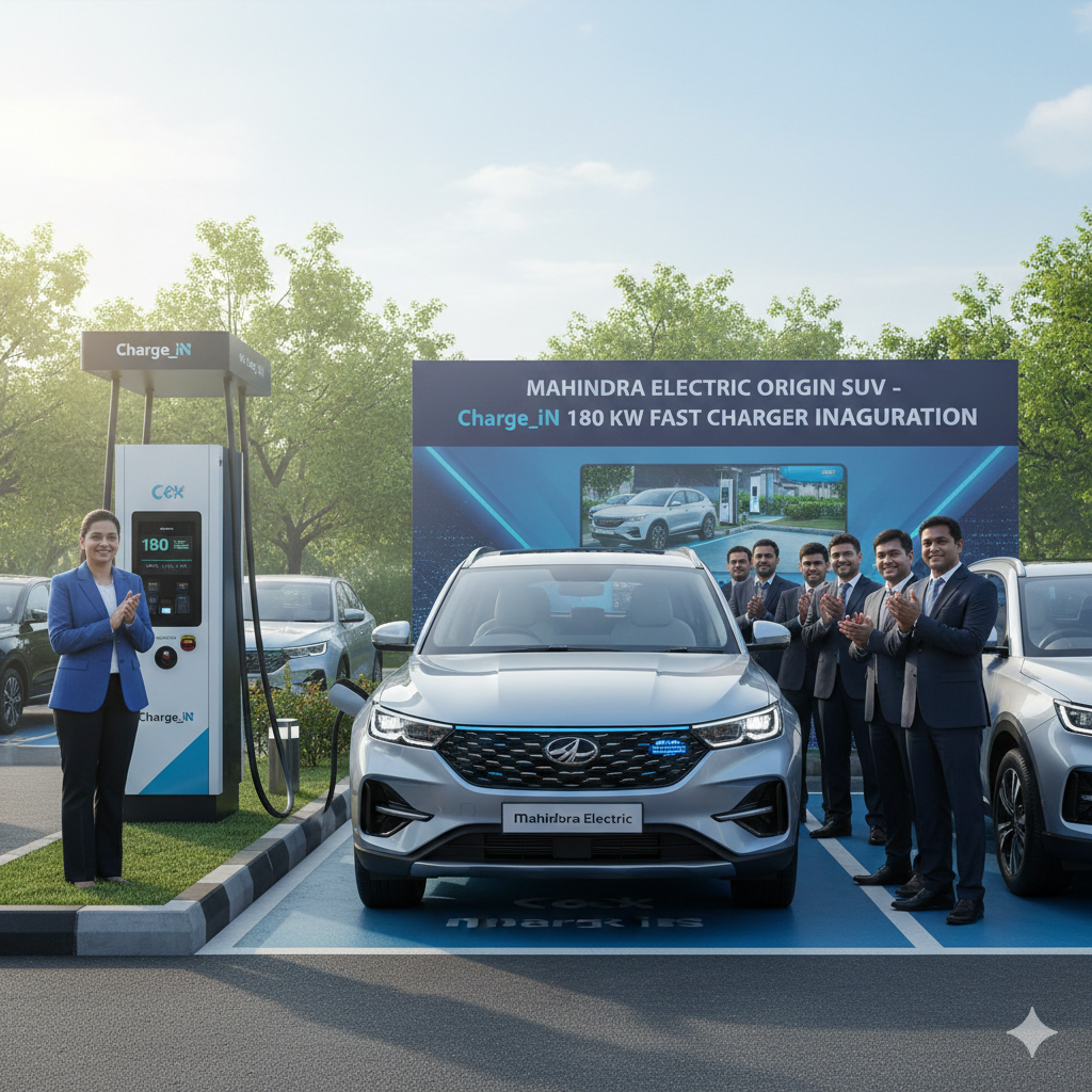 mahindra charging point