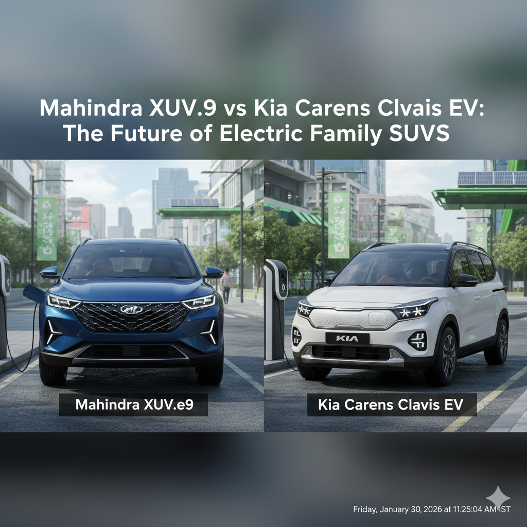 Mahindra XEV 9S vs Kia Carens Clavis EV: Which Three-Row Electric MPV Makes More Sense? mahindra vs kia