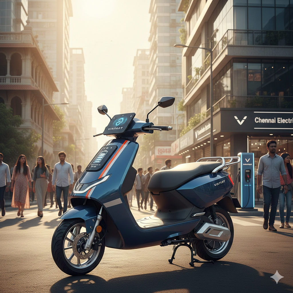 Vinfast Electric Scooters to Launch in India in H2 2026 — Set to Rival Chetak, iQube vinfast ev 2 wheeler