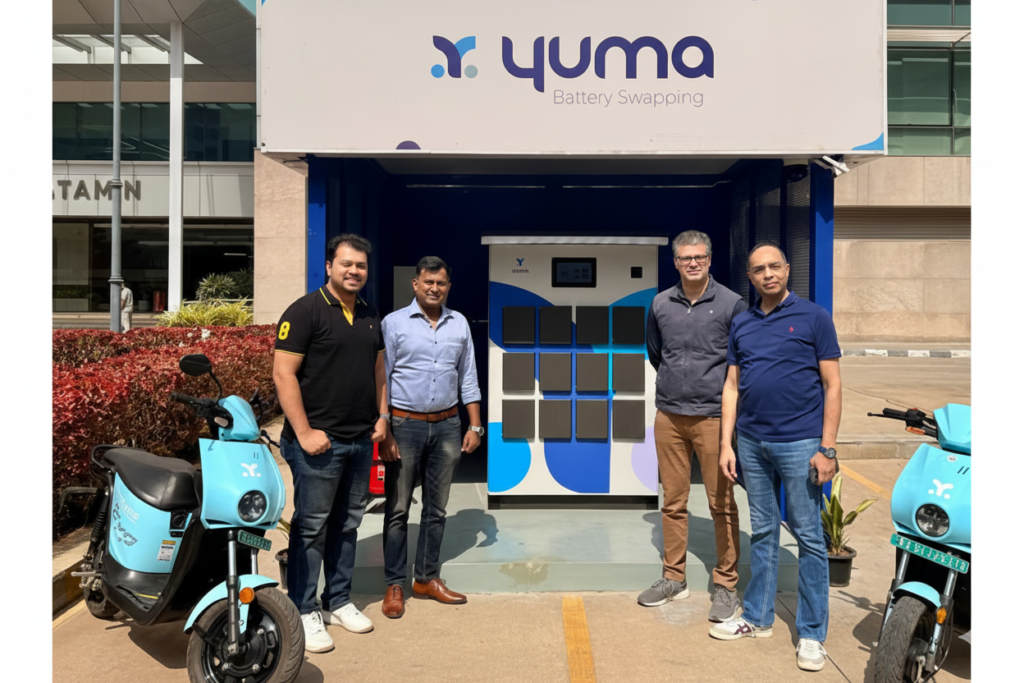 yuma ev scooter with battery