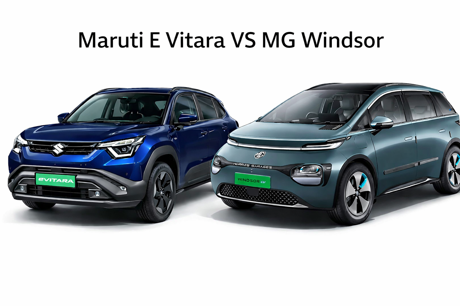 Maruti’s First EV Hits the Roads — How Does It Stack Up Against the Best-Selling MG Windsor? maruti evita mg winsdsor