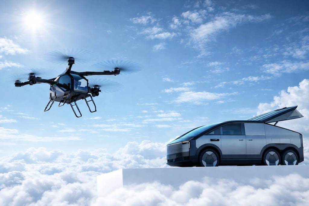 chinese ev with aircfarat