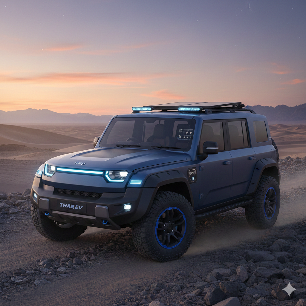 Mahindra & Mahindra : Thar Electric 4x4 Not Coming in 2026, No New EV Launches Planned This Year mahidra thar