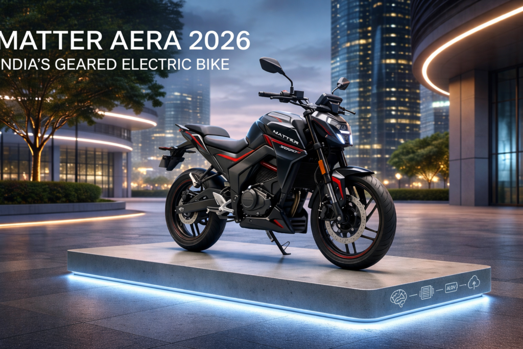 futuristic matter aera electric bike