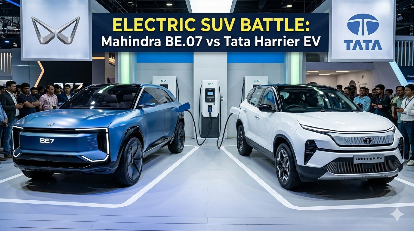 Mahindra BE.07 (BE7) Electric SUV: 2027 Launch Confirmed – Ready to Take on Tata Harrier EV with Possible AWD Option mahindra vs tata harrier