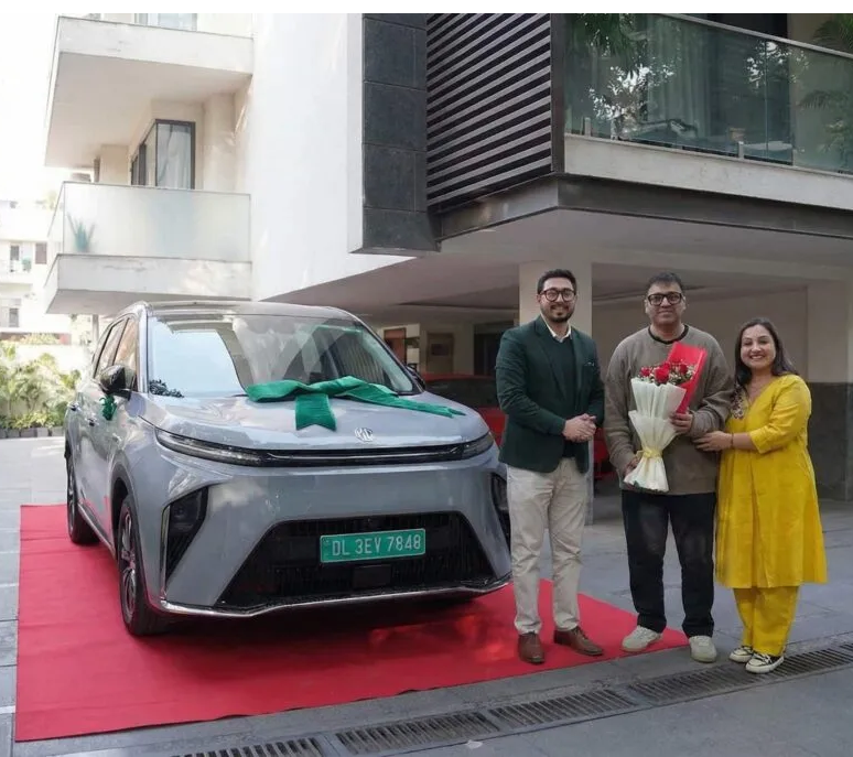 Ashneer Grover Adds MG M9 Electric MPV Presidential Limousine To His Luxury Car Collection mg m9