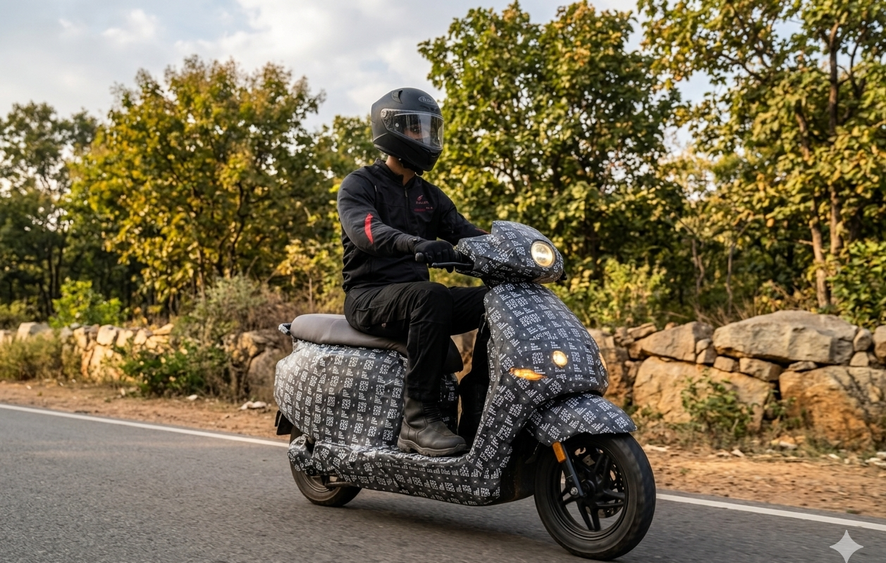 Simple Arrive Family EV Spied Testing – Launch Expected Soon as Rival to Ather Rizta, TVS iQube & Bajaj Chetak simple energy ev