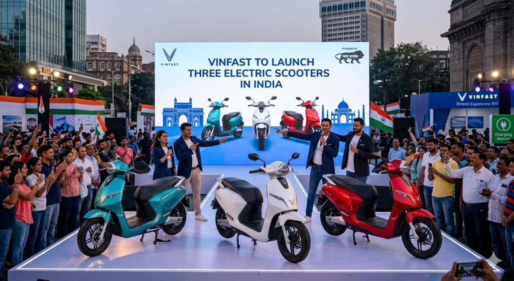 VinFast Looking to Launch Three Electric Scooters in India; Local Manufacturing Also Being Explored vinfast 3 scooter