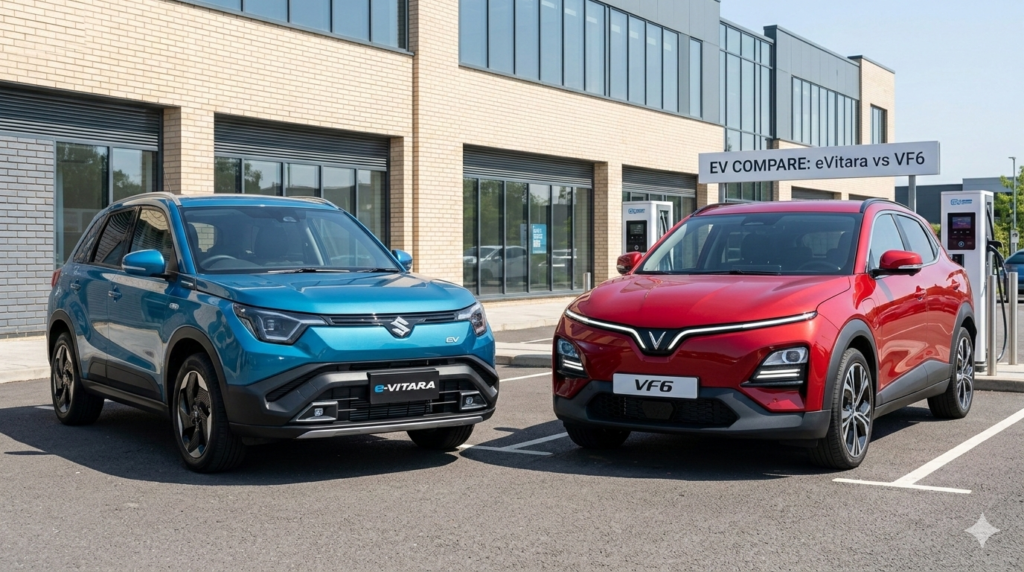 Top-Spec Electric SUVs Face-Off: e Vitara vs VF6 — Which Delivers Better Value? vinfast vf 6 vs evitara