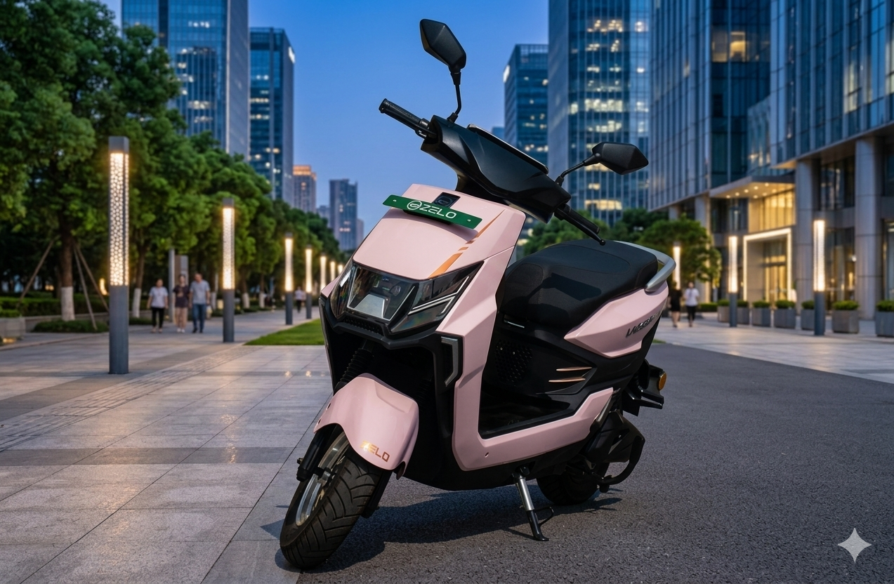 ZELO Electric Launches Baby Pink ‘Rani Edition’ Scooter For Women’s Day Celebration At ₹69,990/- zelo electric