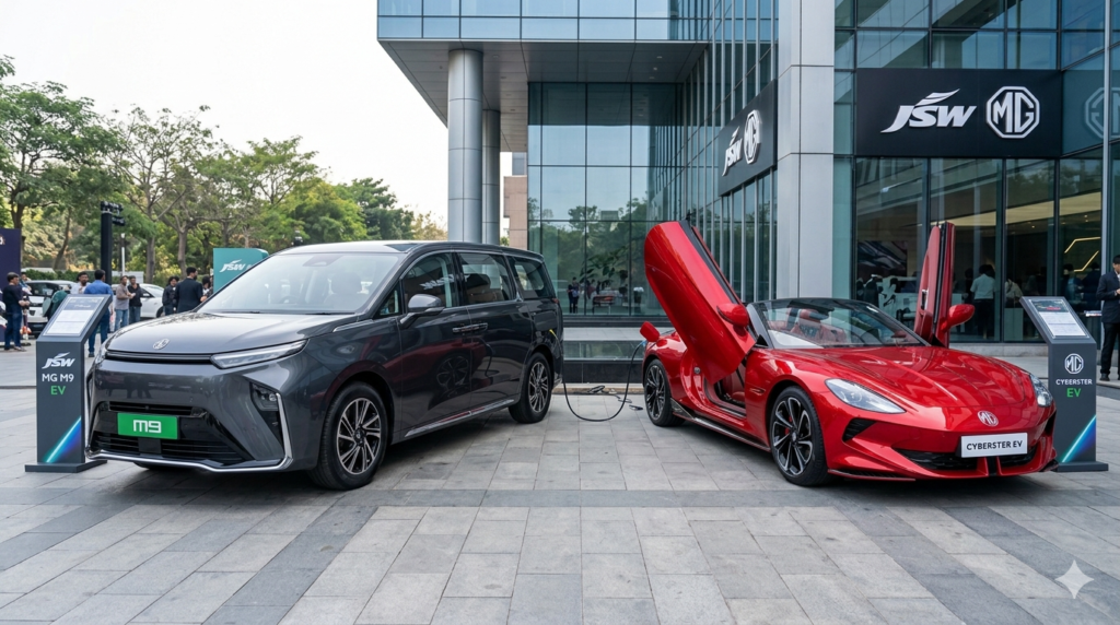 jsw mg m9 and mg cyberster