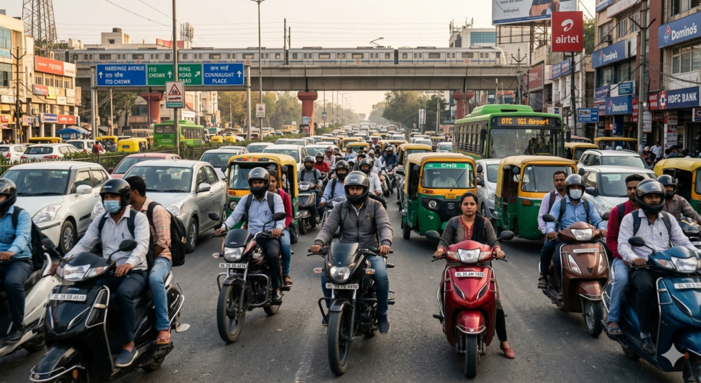 delhi traffic