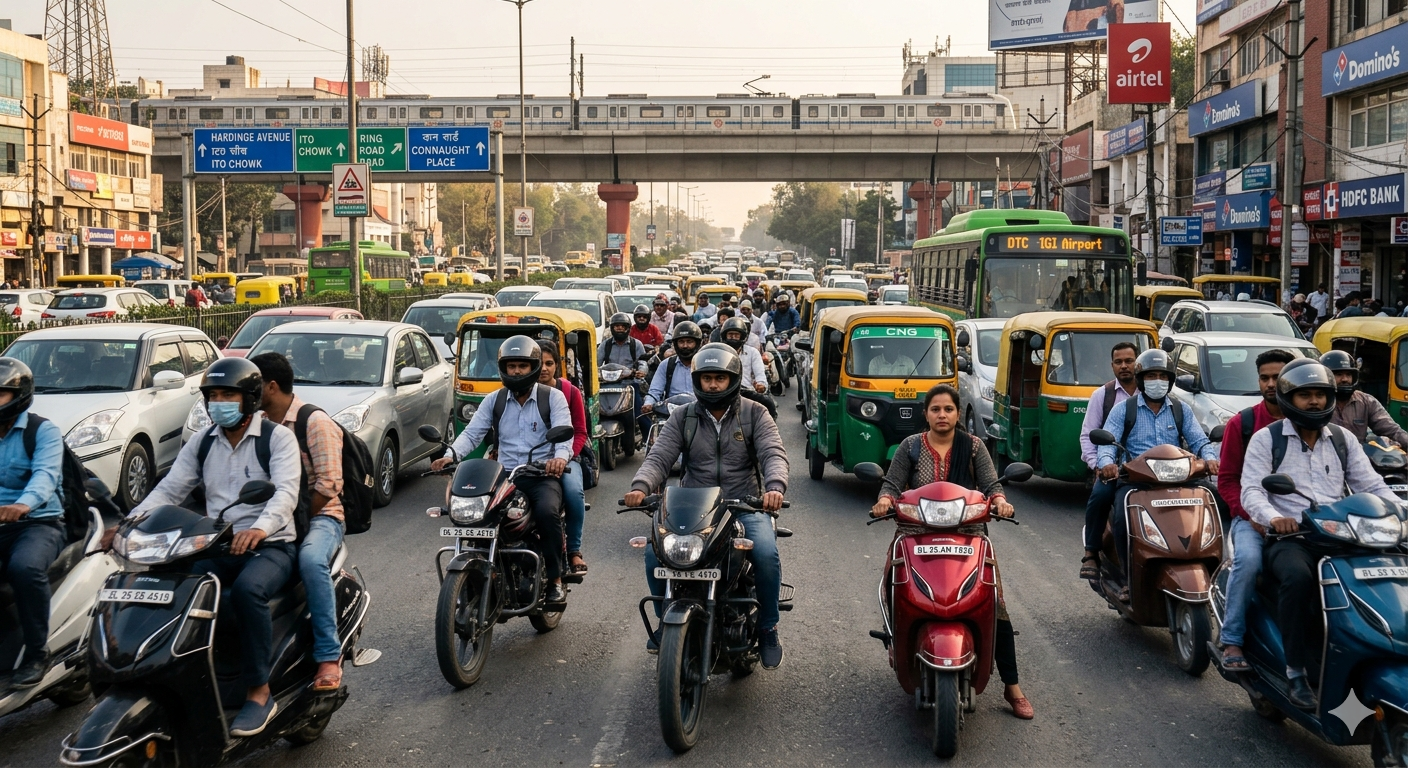 delhi traffic