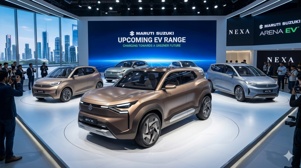 Maruti Suzuki Accelerates EV Ambitions: Plans to Roll Out Four New Electric Models by 2031 maruti suzuki upcoming ev