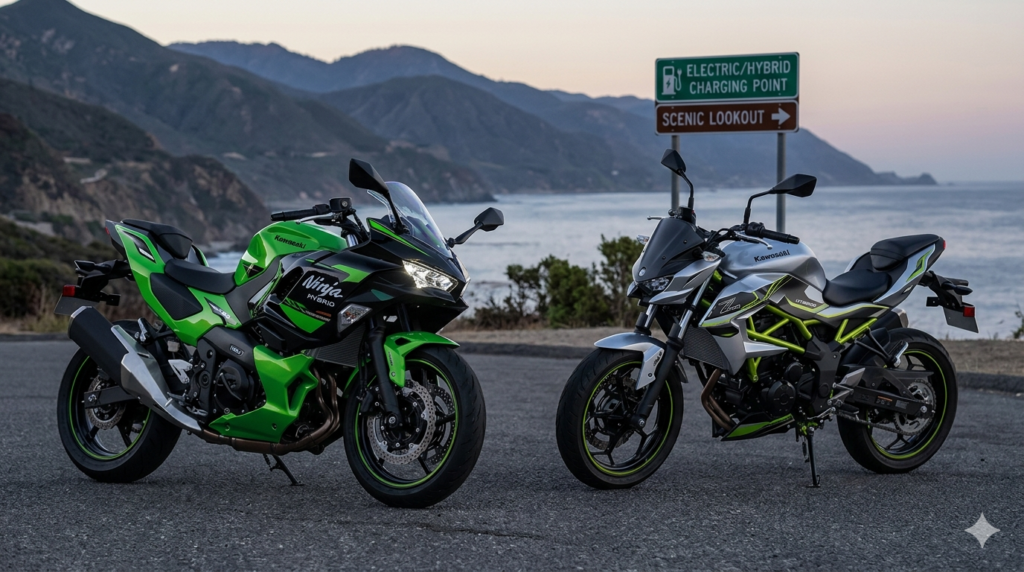 Kawasaki Ninja 7 Hybrid and Z7 Hybrid Get Major Usability Upgrades for 2026 ninja hybdrid