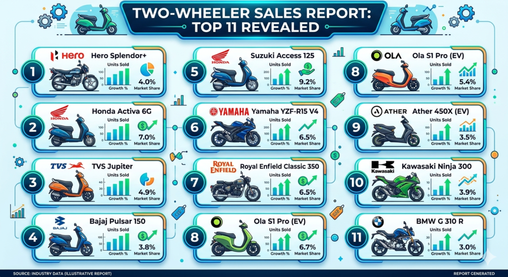 2 wheeler chart