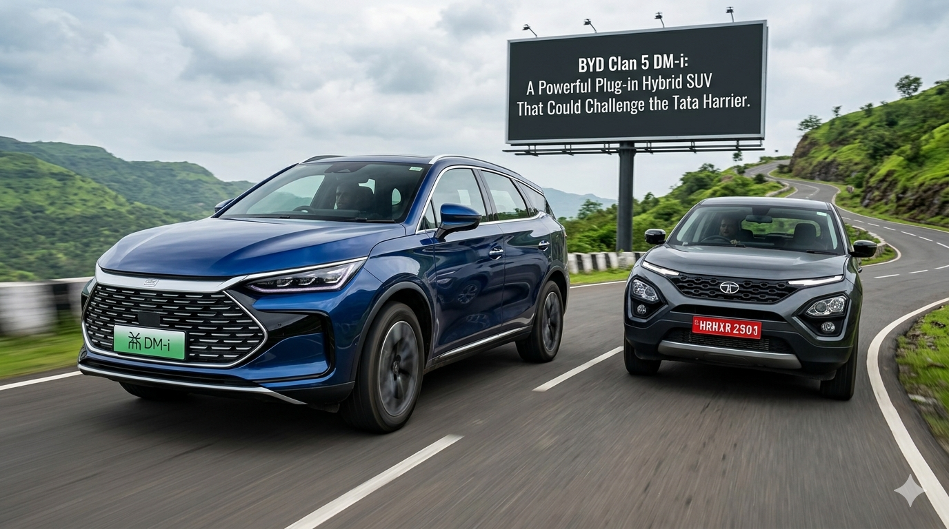 BYD Clan 5 DMI: A Powerful Plug-in Hybrid SUV That Could Challenge the Tata Harrier