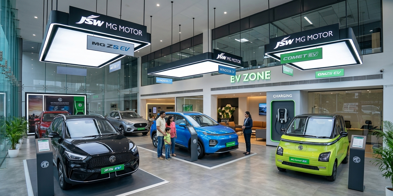 JSW MG Motor April 2026 EV Sales Analysis: Windsor, Comet & ZS EV JSW MG Motor April 2026 EV Sales Analysis: Windsor, Comet & ZS EV